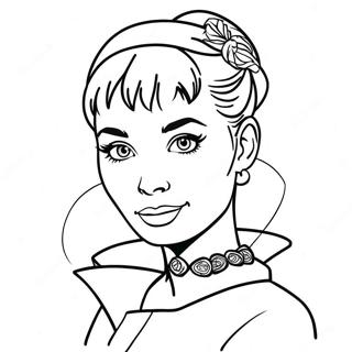 Audrey Descendants Coloring Pages