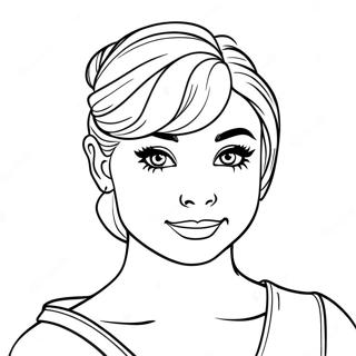 Audrey Descendants Coloring Page 43432-34834