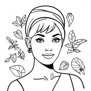 Audrey Descendants Coloring Page 43432-34836