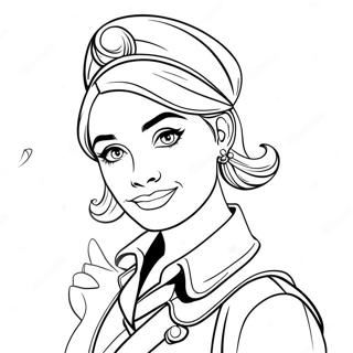 Audrey Descendants Magical Adventure Coloring Page 43433-34830