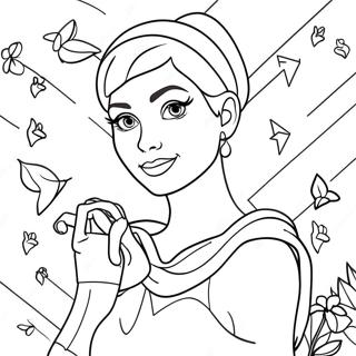 Audrey Descendants Magical Adventure Coloring Page 43433-34832