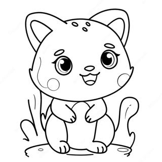 Cute Vivo Character Coloring Page 43453-34846