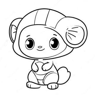 Cute Vivo Character Coloring Page 43453-34847