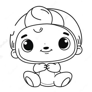 Cute Vivo Character Coloring Page 43453-34848