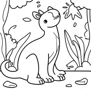 Colorful Panama Wildlife Coloring Page 43463-34860