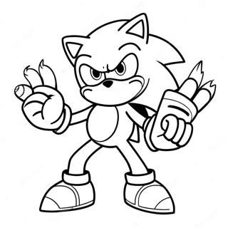 Sonic Prime Nine Coloring Pages