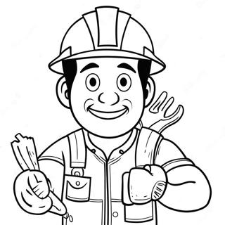 Handyman Hal Coloring Page 43502-34886