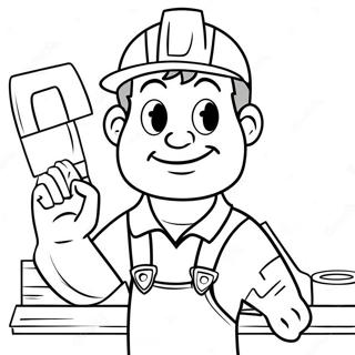 Handyman Hal Coloring Page 43502-34887