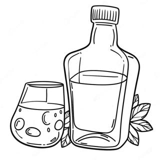 Alcohol Coloring Pages