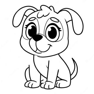 Puppy Dog Pals Coloring Page 4351-3650