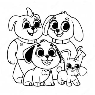 Puppy Dog Pals Coloring Page 4351-3651