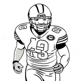 Nick Chubb Coloring Pages