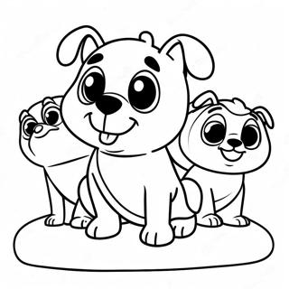 Puppy Dog Pals Coloring Pages