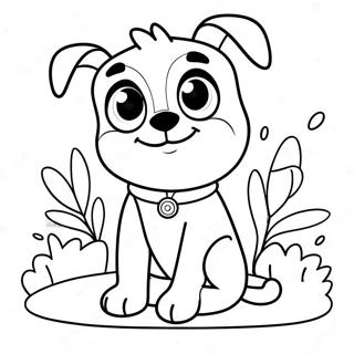 Adventurous Puppy Dog Pals Coloring Page 4352-3648