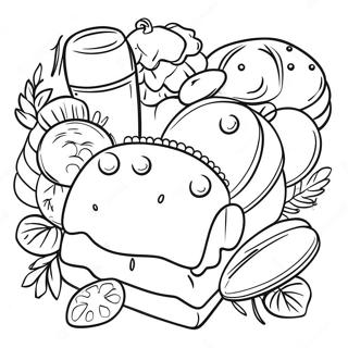 Italian Food Coloring Pages