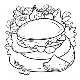 Italian Food Coloring Page 43552-34923