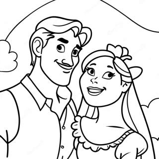 Disney Couples Coloring Page 43572-34939