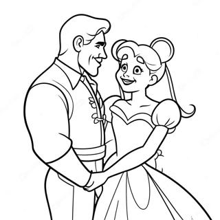 Disney Couples Coloring Page 43572-34940