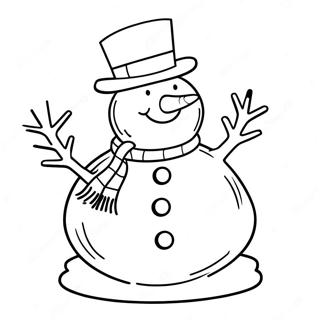 Frosty The Snowman Coloring Pages