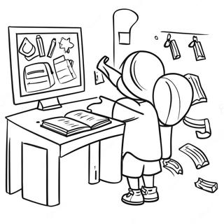 Back To School 2nd Grade Coloring Pages