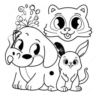 Fun Animal Coloring Pages 43613-34990