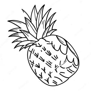 Pineapple Coloring Page 4361-3656