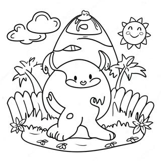 Adorable Animals Celebrating Earth Day Coloring Page 43623-34984