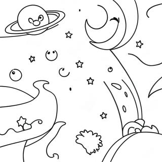 Night Sky Coloring Page 43642-34999