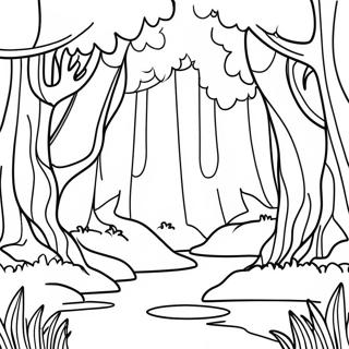 Enchanted Forest Coloring Pages