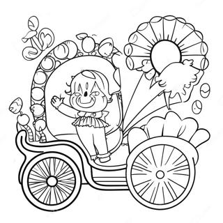 Colorful Carnival Parade Coloring Page 43673-35031