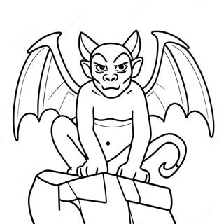 Gargoyle Coloring Pages