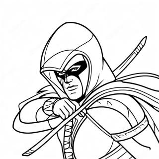 Green Arrow Coloring Page 43692-35043