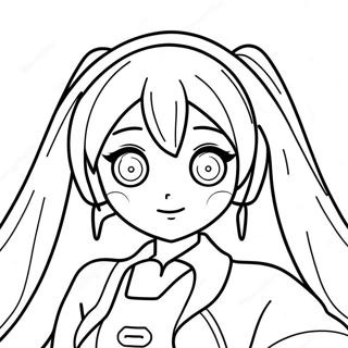 Miku Coloring Pages