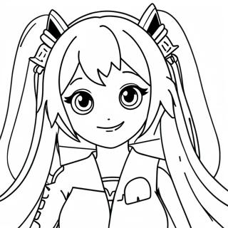 Miku Coloring Page 4371-3664