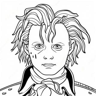 Edward Scissorhands Coloring Page 43722-35079