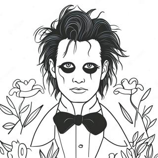 Edward Scissorhands Coloring Pages