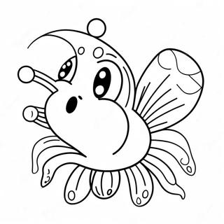 Cute Cartoon Shrimp Coloring Page 43763-35095