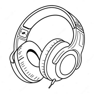 Headphones Coloring Pages