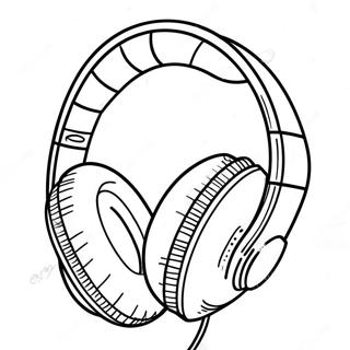 Headphones Coloring Page 43772-35099