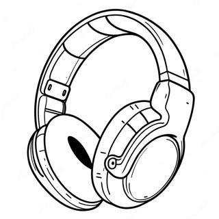 Headphones Coloring Page 43772-35100