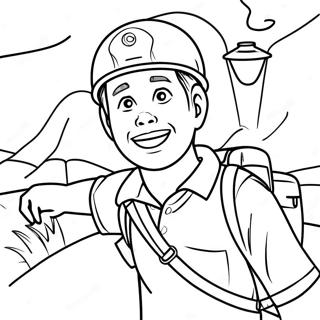 Adventurous Alex Coloring Page 43793-35118