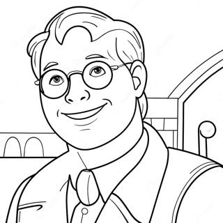 Percy With A Bright Smile Coloring Page 43813-35134