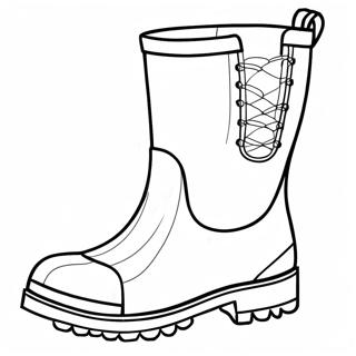 Rain Boots Coloring Pages