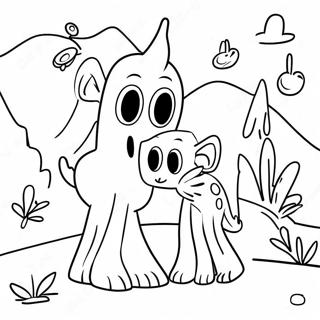 Gumby And Pokey Adventure Coloring Page 43853-35165