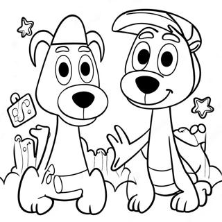 Gumby And Pokey Adventure Coloring Page 43853-35168