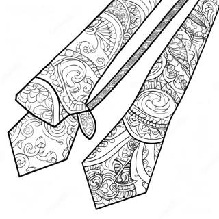 Ties Coloring Pages