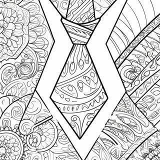 Ties Coloring Page 43862-35172