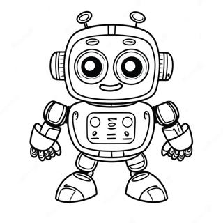 Friendly Wild Robot Coloring Page 43913-35221