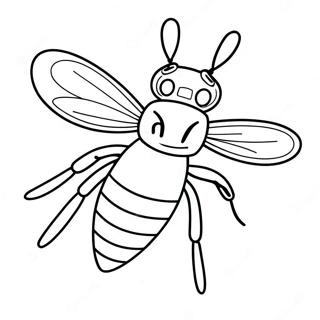 Hornet Coloring Pages