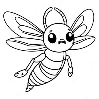 Angry Hornet Coloring Page 43933-35227